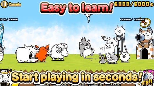 The Battle Cats Mod APK v13.7.0 (money) Android