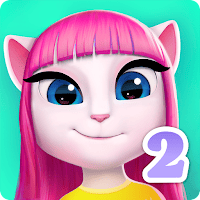 My Talking Angela 2 MOD APK 25.4.5.34936 (Unlimited Money) Android icon