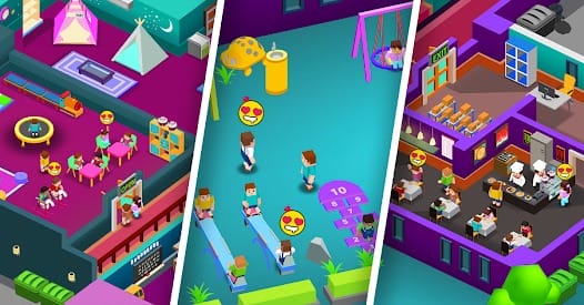 Idle Daycare Tycoon Get Rich MOD APK 7.1.86 (Free Rewards) Android
