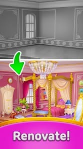 Merge Hotel Makeover Design MOD APK 1.4.4 (Free Shopping) Android