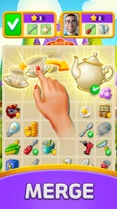 Merge Hotel Makeover Design MOD APK 1.4.4 (Free Shopping) Android