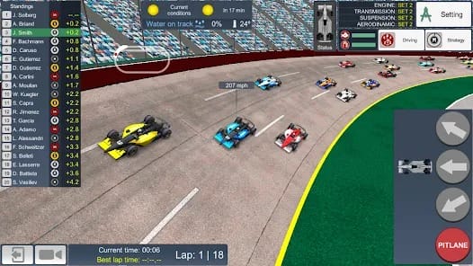American Speedway Manager MOD APK 1.2 (Menu Unlimited Money No Collision) Android