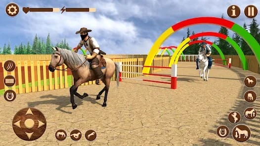 Wild Horse Riding Sim Racing MOD APK 1.0 (Unlimited Money) Android