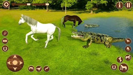Wild Horse Riding Sim Racing MOD APK 1.0 (Unlimited Money) Android
