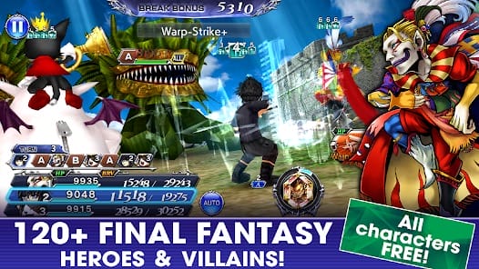 DISSIDIA FINAL FANTASY OO MOD APK 1.35.1 (Mod Menu) Android