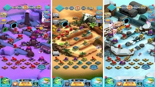 Turret Merge Defense MOD APK 1.8.3 (Unlimited Money) Android